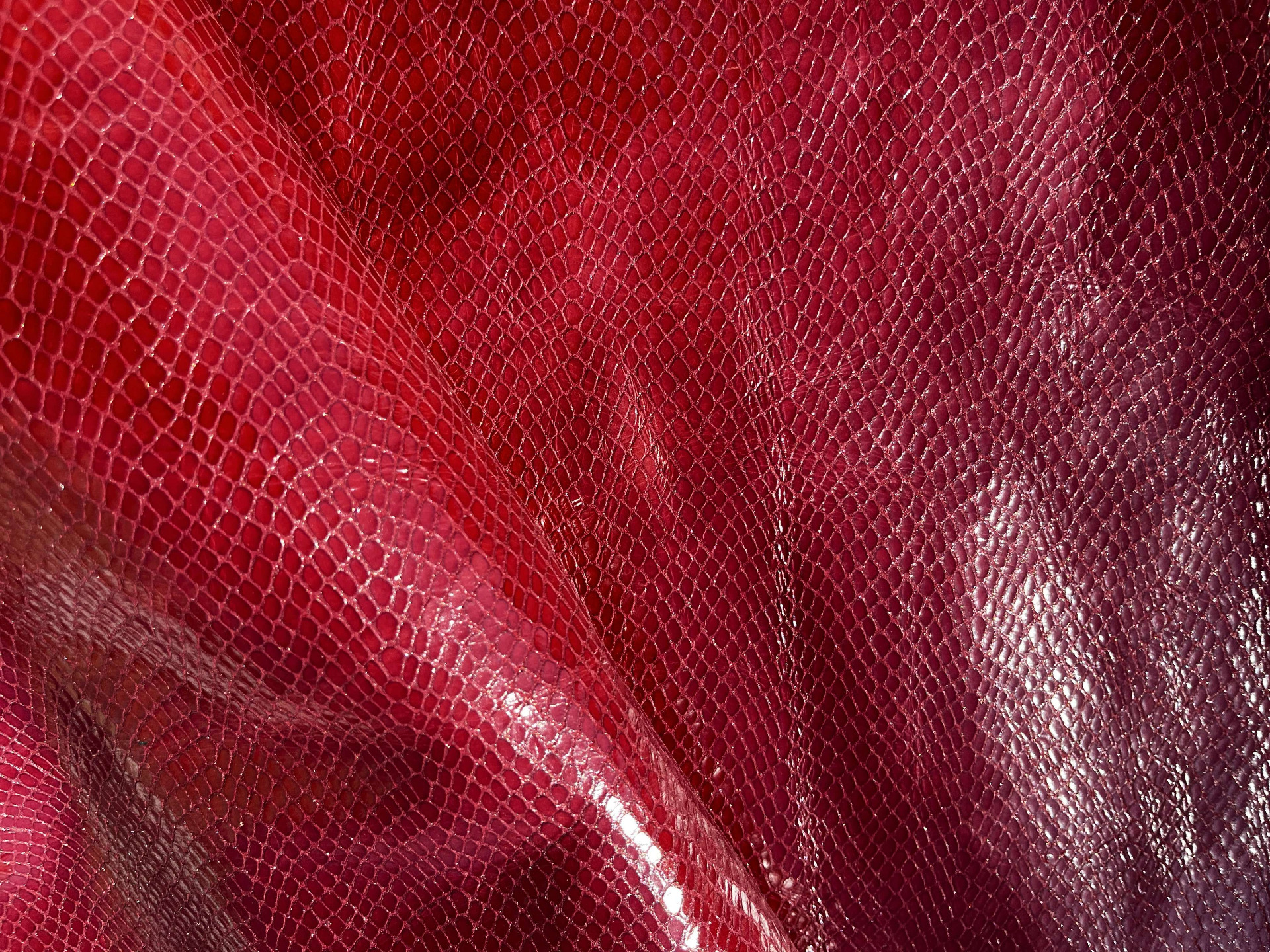 Scampolo pelle stampata Pitone 